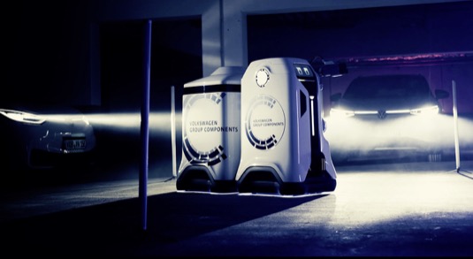 robotická nabíječka Volkswagen