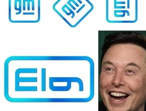 auto GM nové logo Elon Musk