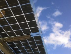 solární elektrárna panely