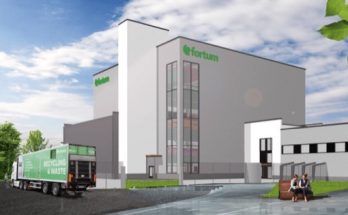 Továrna na recyklaci li-ion baterií z elektromobilů společnosti Fortum, která má vyrůst ve finském městě Harjavalta.