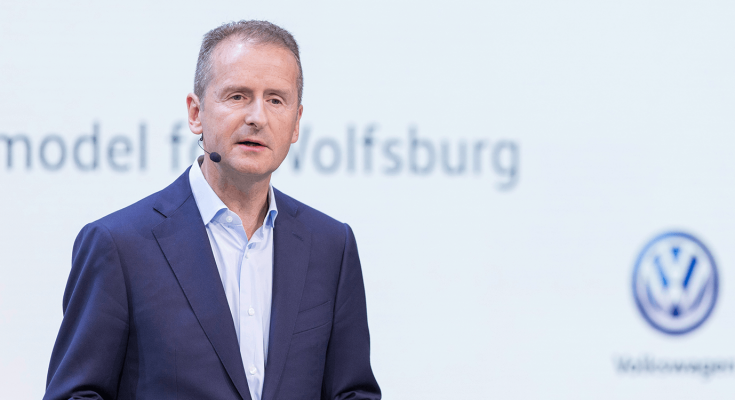 Herbert Diess je velkým zastáncem elektromobility a přeměny Volkswagenu na technologickou společnost, která si dokáže vyvíjet sama vlastní software. foto: Volkswagen