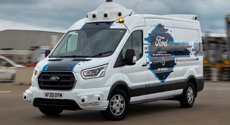 Robotická dodávka Ford. foto: Ford
