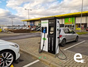 Síť nabíjecích stanic e-station se rozšiřuje po celé České republice. foto: e-station
