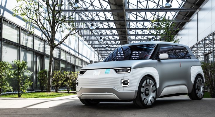 Koncept elektromobilu Fiat Centoventi z roku 2019. Z něj bude vycházet nový Fiat Panda. foto: Stellantis