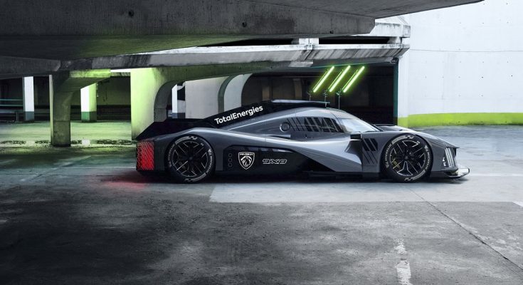 Peugeot 9X8 Hybrid Hypercar. foto: Peugeot