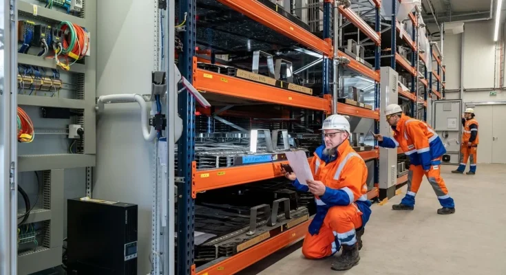 Nová 4,5MWh baterie je uložena přímo v jedné z budov přečerpávací elektrárny Hengsteysee. foto: