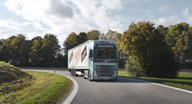 Elektrický náklaďák Volvo předčil co se týká dojezdu očekávání. foto: Volvo Trucks