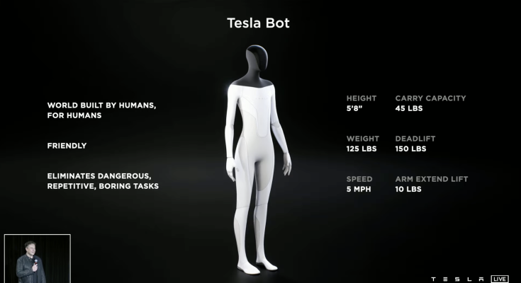 Vize známé z filmů jako Terminátor se díky projektu Tesla Bot/Tesla Optimus mohou stát skutečností. foto: Tesla