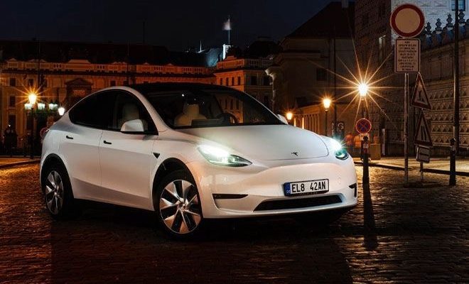 Tesla Model Y v nabídce carsharingové společnosti HoppyGo. foto: HoppyGo