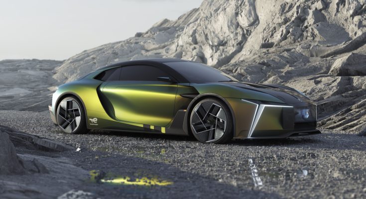 Koncept elektromobilu DS E-TENSE Performance naznačuje budoucí směřování značky DS Automobiles a styl jejích sériových modelů. foto: DS