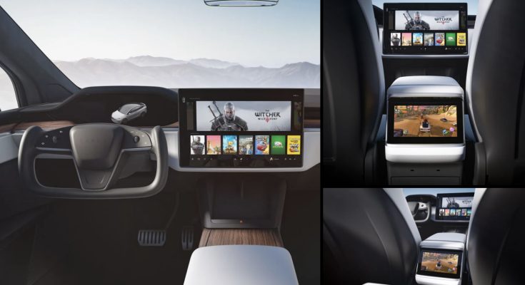 Kdy si majitelé elektromobilů Tesla zahrají v autě své oblíbené hry ze Steamu? Nejspíš již brzy. foto: Tesla