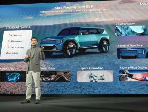 "AutoMode" je nová technologie autonomního řízení společnosti Kia, která bude představena v roce 2023 a poprvé použita v elektromobilu Kia EV9. foto: Kia