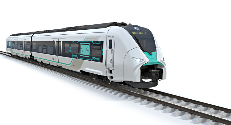 Vodíková trakční jednotka Mireo Plus H společnosti Siemens Mobility. foto: Siemens Mobility