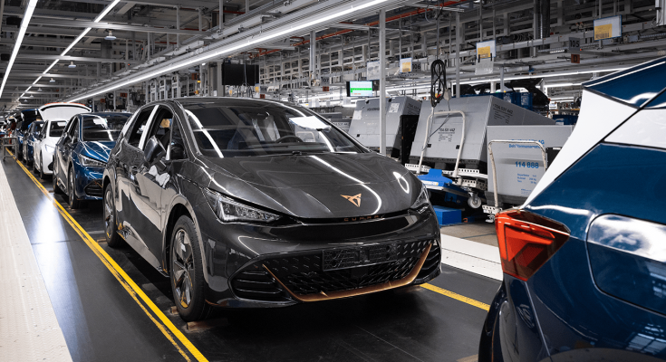 Výroby elektromobilů Cupra Born/Volkswagen ID.3 v továrně Cvikov. foto: Volkswagen