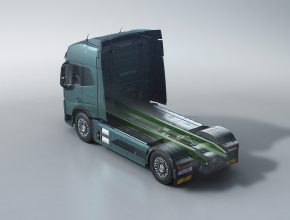Elektrický tahač Volvo Trucks využívající bezfosilní ocel. foto: Volvo Trucks
