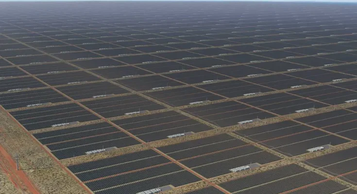 Měřítko projektu Solar Precinct je z evropského hlediska jen těžko pochopitelné. foto: SunCable
