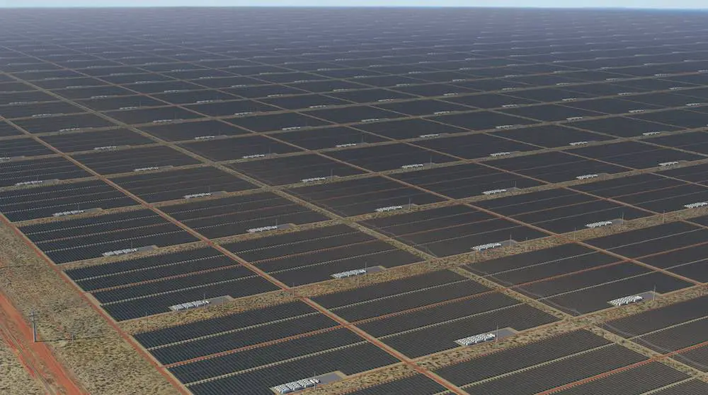 Una centrale solare con una capacità di 10 Temelín e una batteria gigante da costruire in Australia