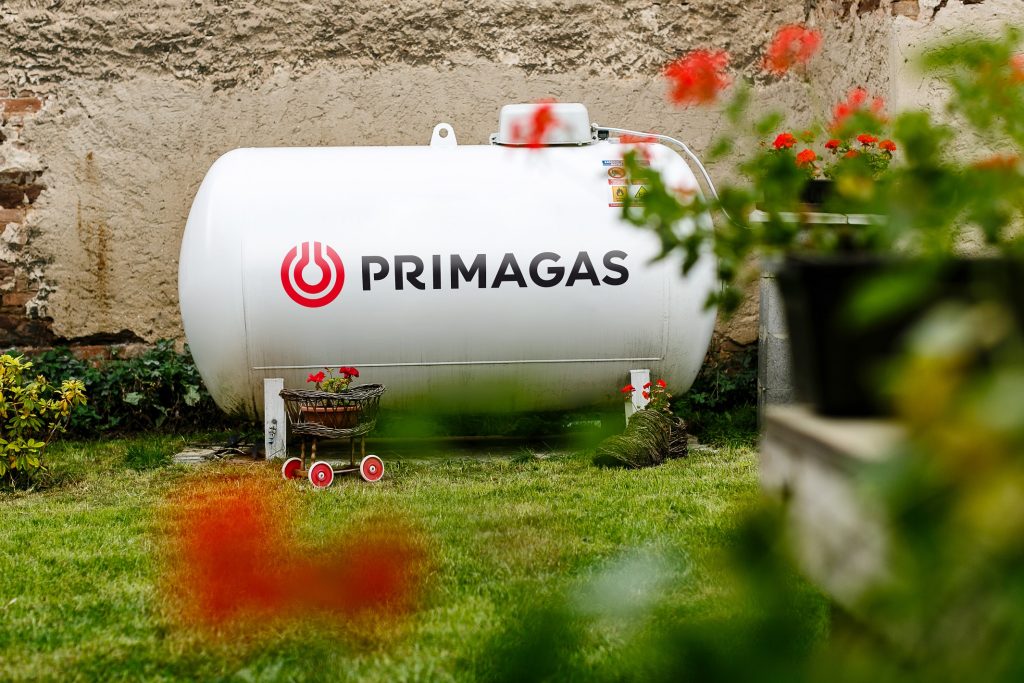 Zásobník na kapalný propan (LPG). foto: Primagas