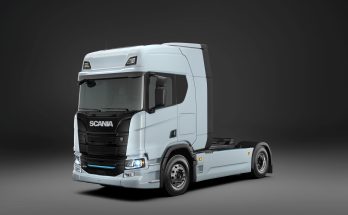Nový elektrický tahač Scania má max. kapacitu baterií až 624 kWh pro dojezd až 350 km. foto: Scania