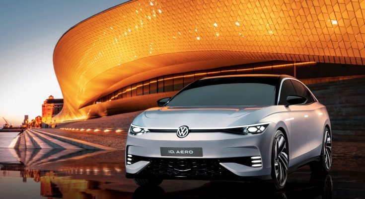 Plně elektrická limuzína Volkswagen ID. Aero se právě představila v Číně. foto: Volkswagen