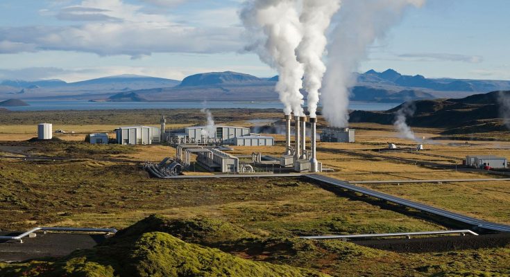 Geotermální elektrárna na Islandu. foto: WikiImages, licence Pixabay