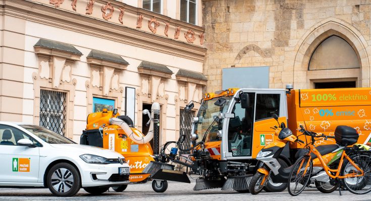 I pražské komunální služby už využívají auta na elektřinu. foto: ChargeUp