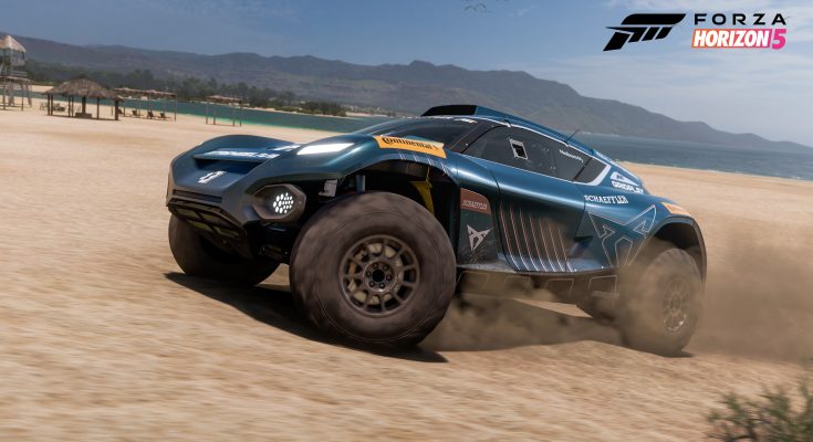 CUPRA posiluje své virtuální spojení s metaversem prostřednictvím nejnovější hry Forza Horizon 5 Xbox. Hráči budou testovat své dovednosti v nejnáročnějších terénních závodech pro elektromobily na světě, stejně jako jezdci týmu ABT CUPRA XE Nasser Al-Attiyah a Jutta Kleinschmidtová. foto: Cupra