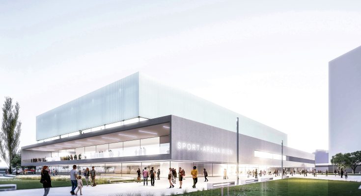 Nová multifunkční sportovní hala ve Vídni. Foto: (c) Zoom VP/Karl und Bremhorst Architekten