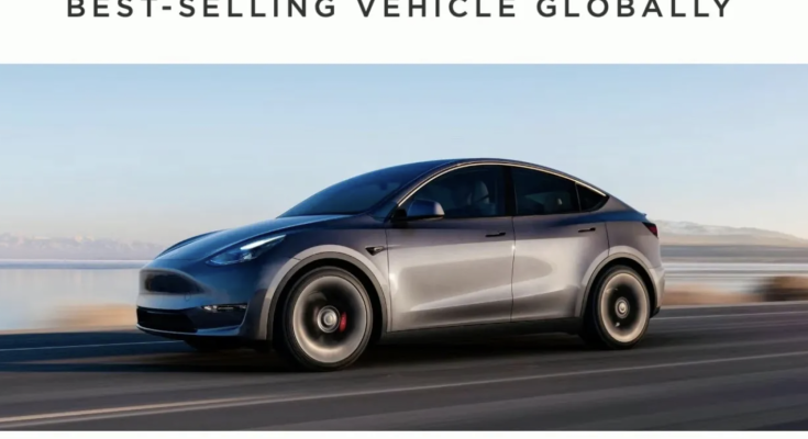 Tesla Model Y se možná už příští rok stane nejprodávanějším autem na světě. foto: Tesla