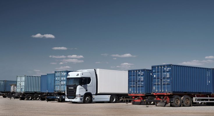 Nový elektrický tahač Scania. foto: Scania