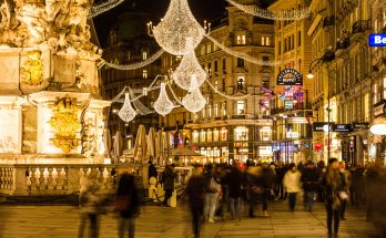Vánoční osvětlění na vídeňské ulici Graben © KrewenkaSteinbrenner