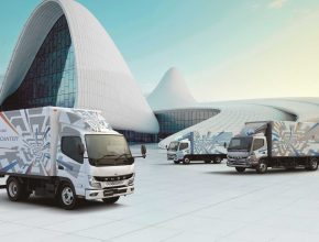 Nová generace modelu eCanter se bude dodávat v celkem 42 variantách s šesti rozvory náprav a celkovou hmotností od 4,25 do 8,55 tuny. foto: Daimler Trucks
