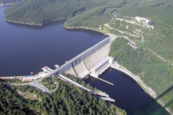 Vodní dílo a elektrárna Orlík. foto: ČEZ