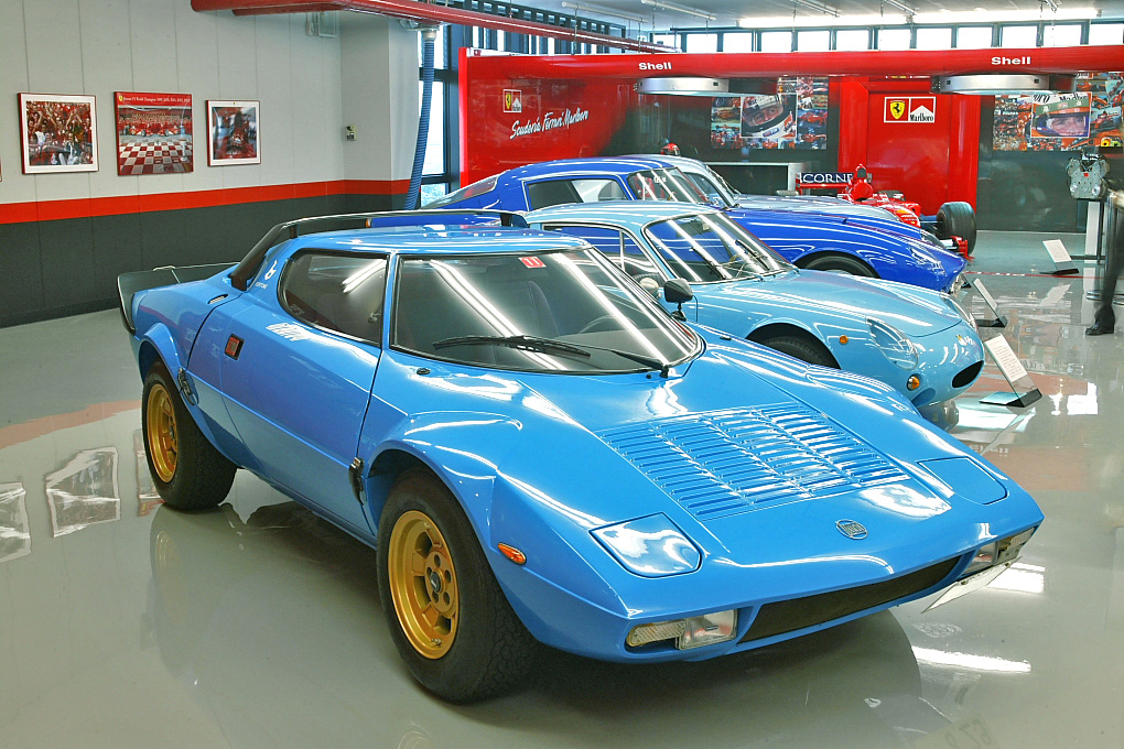 Lancia Stratos, jedna z inspirací pro design elektromobilu Kia EV6. 