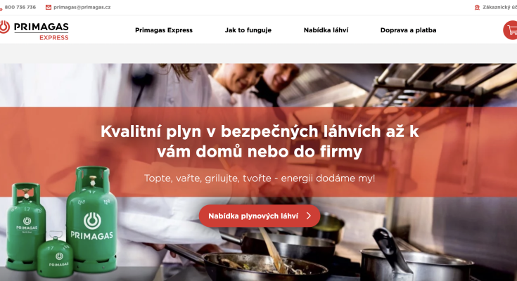 Ve spolupráci s kurýrní společností DoDo zajistí e-shop Primagas Express doručení plynu firemním i koncovým zákazníkům v režimu same day delivery, a to i expresně do 3 hodin od objednávky. foto: Primagas