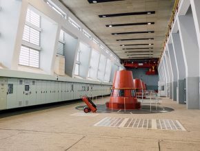 01_Strojovna modernizované vodní elektrárny Kamýk. foto: ČEZ