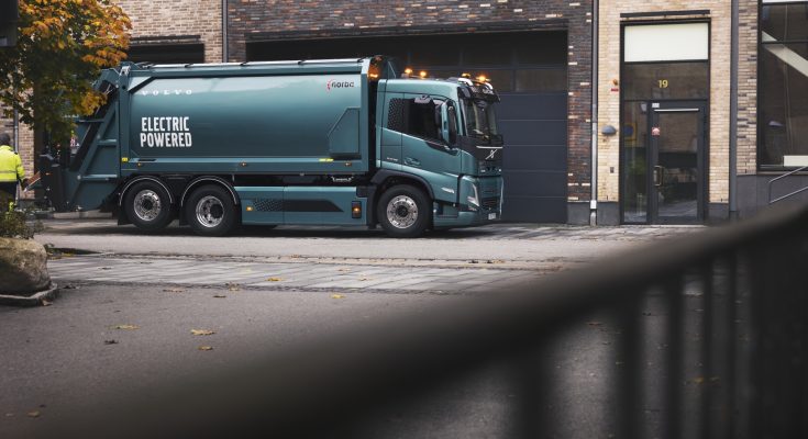 Volvo Trucks montuje do svých elektrických náklaďáků baterie o kapacitě 180 kWh - 540 kWh. foto: Volvo Trucks