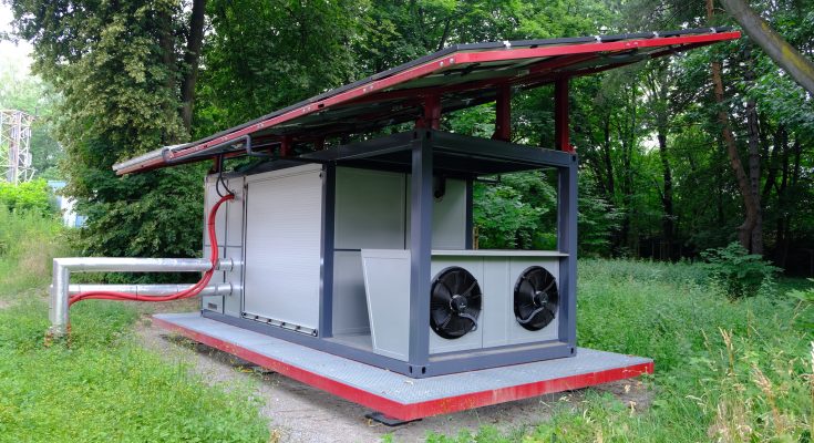 Mobilní energetický kontejner. foto: TA ČR