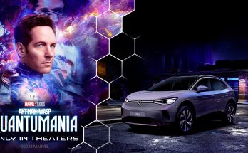 Volkswagen ID.4 se objeví ve filmu „Ant-Man a Wasp: Quantumania“ z produkce televizního a filmového studia Marvel Studios, který bude uveden do kin na celém světě v polovině února. foto: Volkswagen