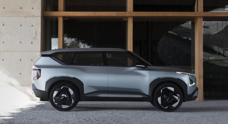 Koncept elektromobilu Kia EV5, který se příští rok objeví nejprve v Číně. foto: Kia