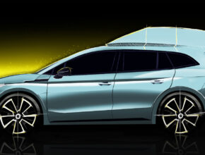 Elektrický obytný vůz s mobilní kanceláří bude vůbec první studentský vůz na bázi modelu Enyaq iV a má být společníkem na cestách za novým poznáním. foto: Škoda Auto