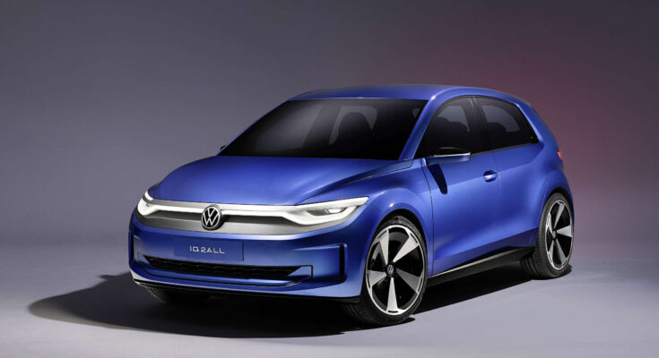 Koncept levného elektromobilu Volkswagen ID.2all, který půjde v roce 2025 do výroby. foto: Volkswagen