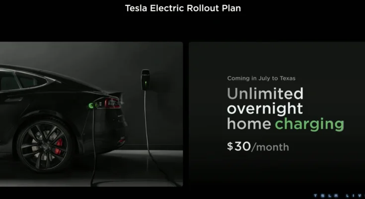 Tesla v Texasu ještě do léta spustí výhodný nový tarif pro noční nabíjení elektromobilů. foto: Tesla