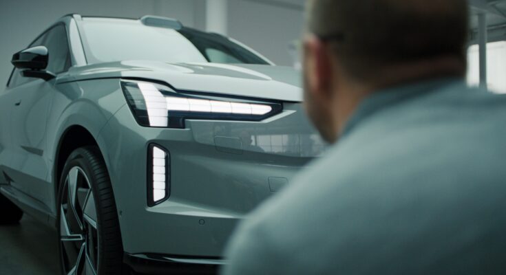 Elektromobil Volvo EX90 nabídne ultimátní řešení osvětlení - jak univtř vozu, tak vně. foto: Volvo