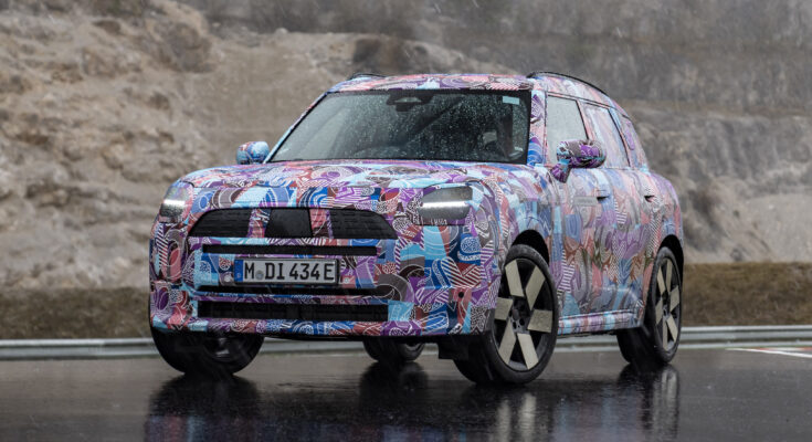 Zahájení výroby elektromobilu Mini Countryman v továrně BMW Group v Lipsku proběhne v listopadu 2023. Bude prvním modelem Mini vyráběným v Německu. foto: BMW