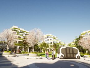 Takhle má vypadat město budoucnosti značky Toyota - tzv. Woven City. foto: Toyota