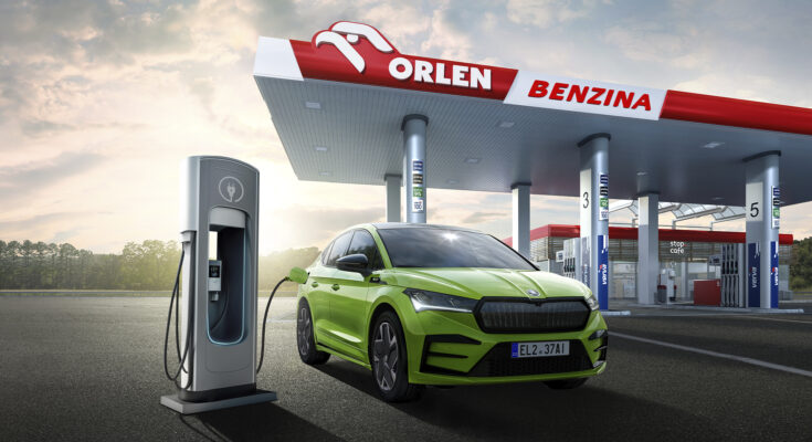 Škoda Auto a PKN Orlen Unipetrol budou spolupracovat na rozšiřování sítě nabíjecích stanic. foto: Škoda Auto