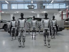 Humanoidní roboti Tesla Optimus mají být především průmyslovými pomocníky. foto: Tesla