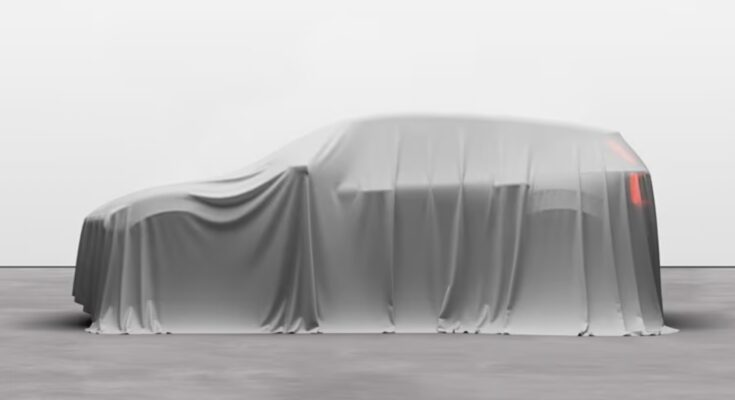 Finální podoba nového elektromobilu Volvo EX30 je dosud zahalena tajemstvím. Premiéru bude mít 7. června 2023. foto: Volvo Cars