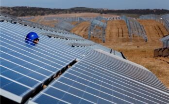 Solární elektrárna Nuñez de Balboa 1 společnosti Iberdola s instalovanou kapacitou 500 MW patří mezi největší FVE v Evropě. foto: Iberdola